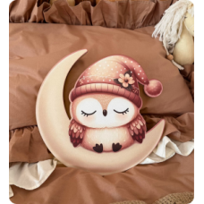 Світильник друкований «Сова на місяці»