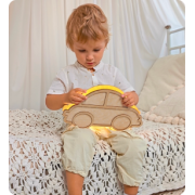 Світильник деревʼяний Машинка "Minic"