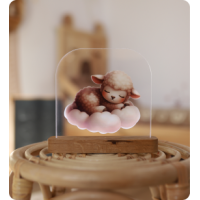 Світильник акриловий "Баранчик на хмаринці"