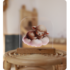 Світильник акриловий "Баранчик на хмаринці"