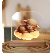 Світильник акриловий "Баранчик на хмаринці"