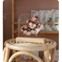 Світильник акриловий "Жираф на подушці"