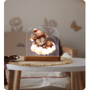 Світильник акриловий "Жираф на подушці"