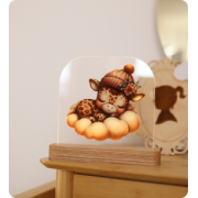 Світильник акриловий "Жираф на подушці"