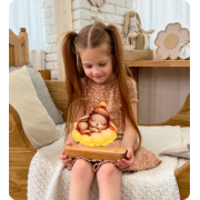 Світильник акриловий "Зайчик на хмаринці"