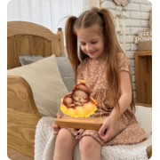 Світильник акриловий "Зайчик на хмаринці"