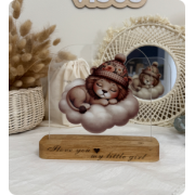 Світильник акриловий "Лев на хмаринці"