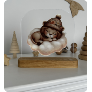 Світильник акриловий "Лев на хмаринці"