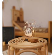 Світильник акриловий "Оленятко в шапці"