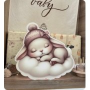 Світильник друкований "Зайчик на хмаринці"