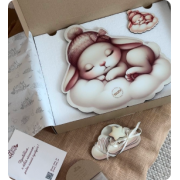 Світильник друкований "Зайчик на хмаринці"