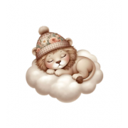 Світильник друкований "Лев на хмаринці"