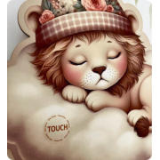 Світильник друкований "Лев на хмаринці"