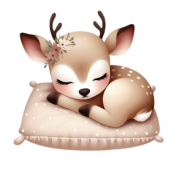 Світильник друкований "Оленя на подушці"