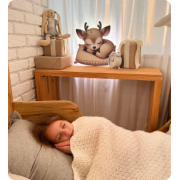 Світильник друкований "Оленя на подушці"