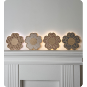 Світильник деревʼяний Квіточки "Flowers"